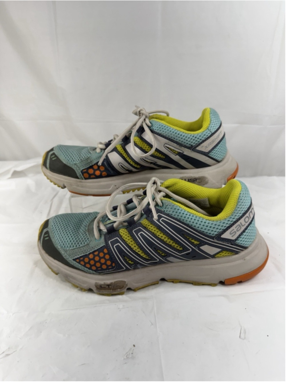 Salomon Shoes XR Shift Trail Running Sneakers Blue Mesh Lace Up Size 7